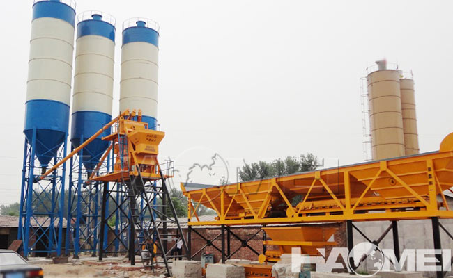 construction used concrete batching plant