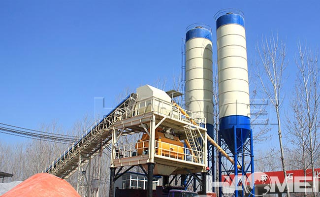 twin shaft mixer batching plant