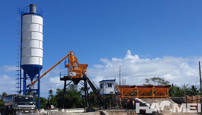 small concrete batching plant price