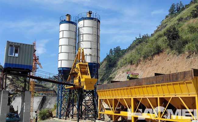 fully automatic concrete batching plant